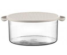 Bodum - 10127-913 - Hot Pot -Saladier avec Couvercle Silicone - 2,5 L - Blanc CrÃ¨me