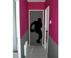 TATOUTEX 3613241212865 Sticker Mural, Bleu FoncÃ©, L 50cm x H 100cm