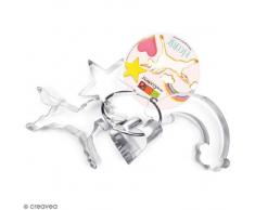 ScrapCooking 4 Découpoirs sur Cintre Licorne
