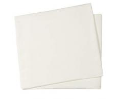 All Bamboo Drap Plat, Blanc Naturel, Simple