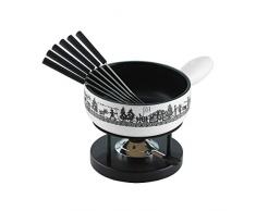 Kuhn Rikon 32235 Fondue au Fromage Set Induction Alpage 23cm, blance
