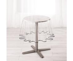 ligne dÃ©cor nappe ronde (0)180cm 15/100e garden/biais anthracite