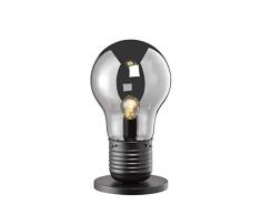 Fischer&Honsel 50187 Lampe de table, Métal, 40 W, Noir