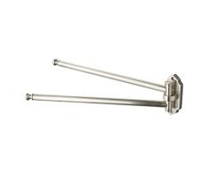 Haceka 1170891 Porte Serviette Vintage tournant, Acier inoxidable, Argent, 30 x 10 x 10 cm