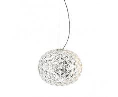 Kartell 9390B4 Lampe suspendue, Plastique, Gris/Blanc, 33 x 33 x 27 cm