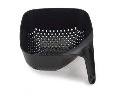 Joseph Joseph Passoire Carrée Moyen Modèle Plastique Noir 19,1 x 20,5 x 13,6 cm