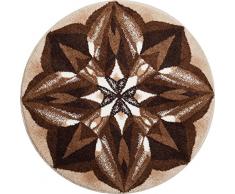 Grund MEANINGFULNESS Tapis de Bain, Polyacrylique Supersoft, Marron, 80 cm