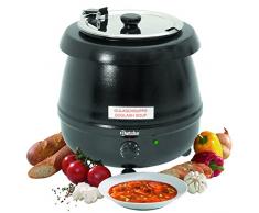 Marmite de Bar en Acier Inoxydable 100054 Noir 9 l