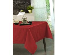 CALITEX 80N5019371B Stacy Nappe Polyester Rouge 350 x 150 cm