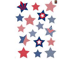 Plage 152769 Sticker Mural - US Stars, 1 Planche, 48 x 68 cm