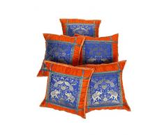 RAJRANG Indian CanapÃ© Home DÃ©cor Coussin Oreiller 16X 16 dorange