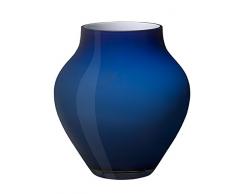 Villeroy & Boch Oronda Vase, Verre, Bleu, 210mm