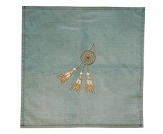 Daycollection QUARLISE38 48 Heures Serviette de Table Coton Vert/Multicolore 40 x 40 x 0,2 cm