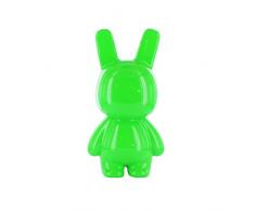 The Crazy Art Factory CA2607 Sculpture Bunny Fluo Vert Petit MODELE 30 CM