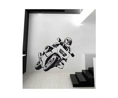 TATOUTEX 3613240423170 Sticker Mural, Turquoise, L 70cm x H 59cm