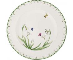 Villeroy & Boch Colourful Spring Assiette de présentation (32 cm), Porcelaine Premium, Blanc/Multicolore