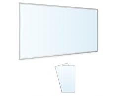 2x LEDVero 120x60 Panneau Ultraslim blanc froid de LED Panel 60W Plafonnier encastré avec transformateur EMV2016