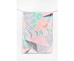 Desigual Serviette de Douche rectangulaire, 100% Coton, Pastel, 150x95x0,5 cm