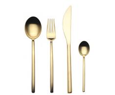 Mepra 108022024 Ménagère de 24 Pièces Due Ice Oro