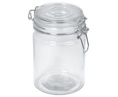 Equinox 505266 Bocal Verre, Acier Inoxydable, Blanc, 2,8 x 29,5 x 37 cm