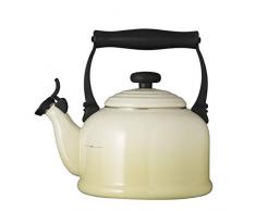 Le Creuset Bouilloire, CapacitÃ© : 2.1 L, Acier EmaillÃ©/PhÃ©nol, Tradition, CrÃ¨me