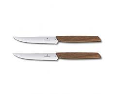 Victorinox 6.9000.12WG Swiss Modern Lot de 2 Couteaux en Noyer