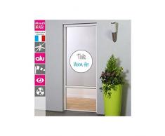 MOUSTIKIT P/EN4/12/23BVA Moustiquaire Enroulable, Aluminium, Blanc, Extra Large