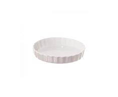 la Porcellana Arezzo Moule Ã Tarte Plat de Cuisson BoÃ®te Cadeau, Blanc, 25Â cm