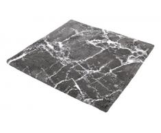 Kleine Wolke 4073977135 Como Tapis de bain Coton Platine 60 x 60 x 2 cm