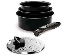 Backen 280105 Batterie de cuisine 5 pieces amovible induction