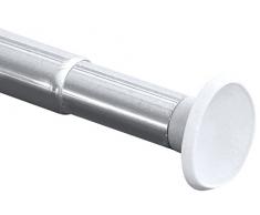 Gelco JB2152029 Barre de Douche TÃ©lescopique Ã Ventouses Aluminium Chrome 79 x 4,7 x 4 cm