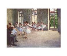 Legendarte Tableau, Impression sur Toile - Rehearsal Edgar Degas - cm. 50x70