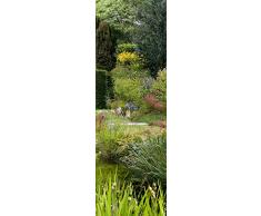 DECORATION adhésive pour CUISINE et réfrigérateurs Jardin Normand Autocollant, Polyvinyle, Multicolore, 59,5 x 0,1 x 180 cm