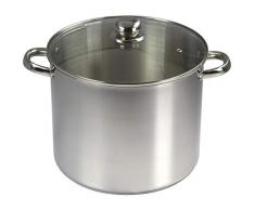 Baumalu 342654 Marmite Traiteur + Couvercle 13,5 L DiamÃ¨tre 28 cm en Acier Inoxydable