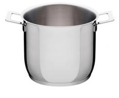 Alessi Ajm100/20 Pots&pans Marmite en Acier Inoxydable 18/10 Brillant, Ã 20 Cm