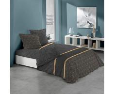 douceur dinterieur GEOFEUILLES Parure, Multicolore, 140 X 190 CM