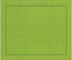 Caspari Lot de 10 sets de table en papier Vert mousse