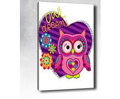 Bonamaison Peinture sur toile, multicolore, 40 x 60 cm - ConÃ§u et fabriquÃ© en Turquie