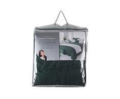douceur dintérieur couvre lit 2 personnes matelasse 220x240 cm microfibre unie alesia vert
