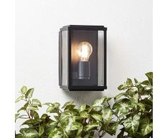 Brilliant AG 44480/06 Applique murale exterieure, MÃ©tal, E27, 60 W, Noir