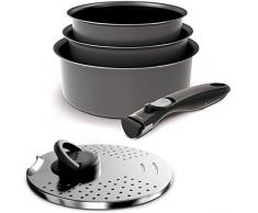 Backen 280205 Batterie de cuisine 5 pieces amovible induction