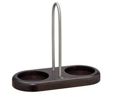 Zassenhaus Moulin à Dessous de Plat en Bois, Bois, Noir, 17.5 x 8 x 1.5 cm