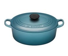 Le Creuset Cocotte ovale en fonte Turquoise 29 cm