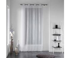 douceur dintÃ©rieur panneau a oeillets 140x240 cm voile sable filiane blanc