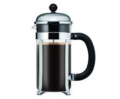 Bodum - 11734-16 - CHAMBORD - CafetiÃ¨re Ã piston, 8 tasses - 1.0 l - poignÃ©e santoprÃ¨ne