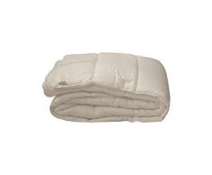 Espritzen - Pack couette été 200x200 cm + 2 oreillers 60x60 cm - Microfibre - Blanc
