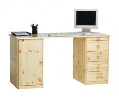Steens 16327019 kent bureau 77 x 150 x 60 cm en pin massif laquÃÂ© naturel