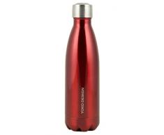 Yoko Design Bouteille Isotherme Double Paroi en Acier Inoxydable, sans BPA, Gourde réutilisable éco-responsable pour Eau, Sport, Enfant, Bureau, Voyage 260/500/750 mL