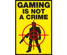 Empire Merchandising Gmbh Consignment Poster Motif Mire Inscription Gaming is Not A Crime