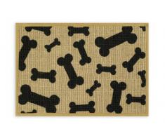 Buddy de Ligne Noir Bone-Jute Sets de Table, Acrylique, Multicolore